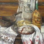 «Деревенский натюрморт: хлеб, молоко и традиции».